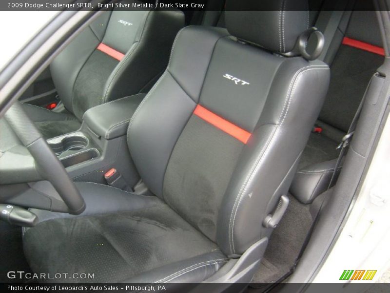 Bright Silver Metallic / Dark Slate Gray 2009 Dodge Challenger SRT8