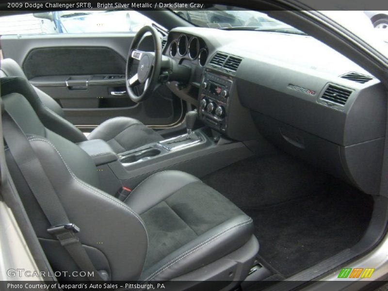 Bright Silver Metallic / Dark Slate Gray 2009 Dodge Challenger SRT8