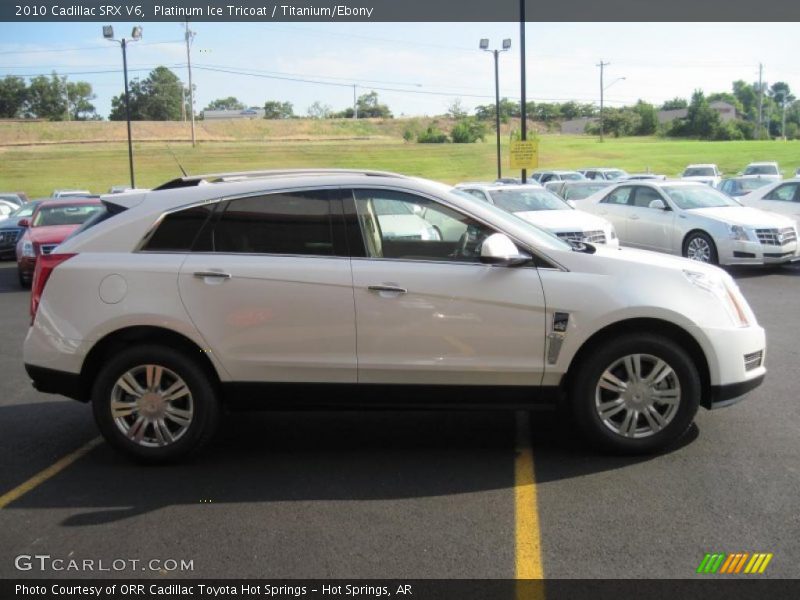 Platinum Ice Tricoat / Titanium/Ebony 2010 Cadillac SRX V6