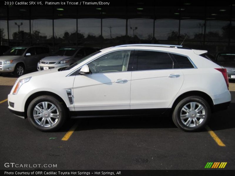 Platinum Ice Tricoat / Titanium/Ebony 2010 Cadillac SRX V6