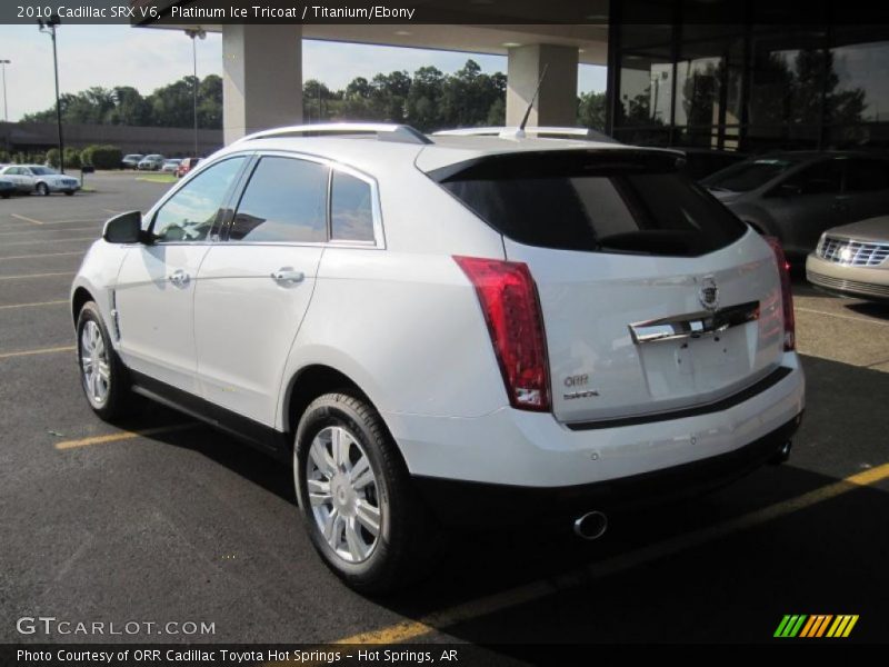 Platinum Ice Tricoat / Titanium/Ebony 2010 Cadillac SRX V6