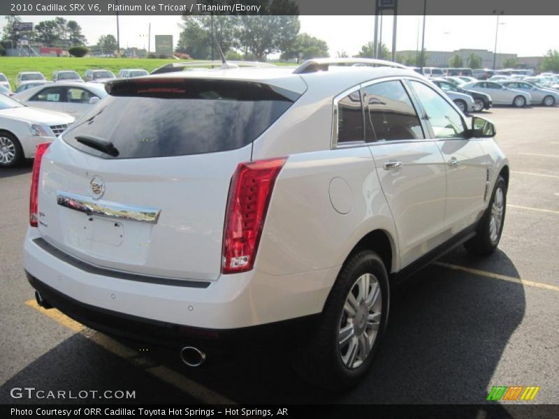 Platinum Ice Tricoat / Titanium/Ebony 2010 Cadillac SRX V6