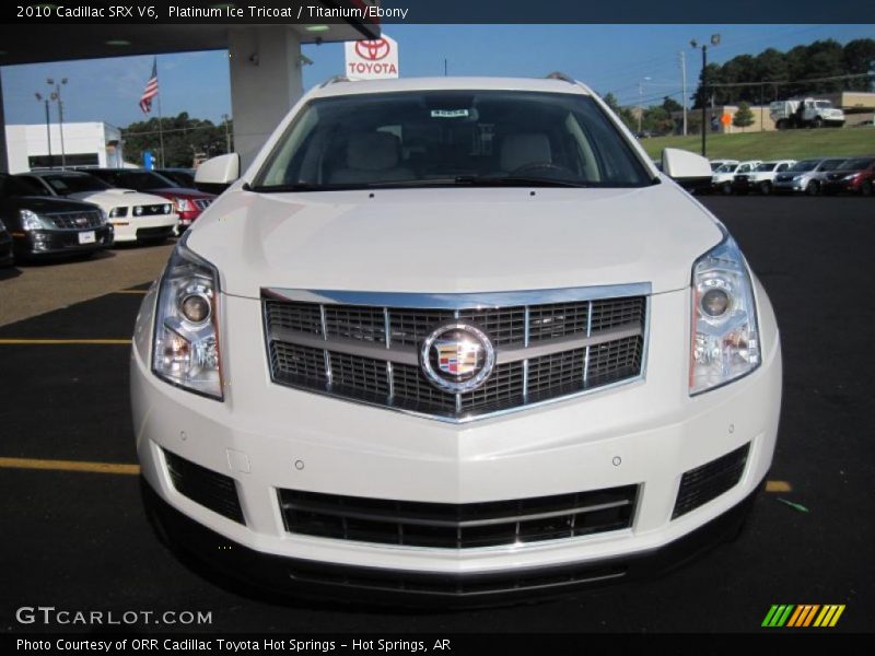 Platinum Ice Tricoat / Titanium/Ebony 2010 Cadillac SRX V6