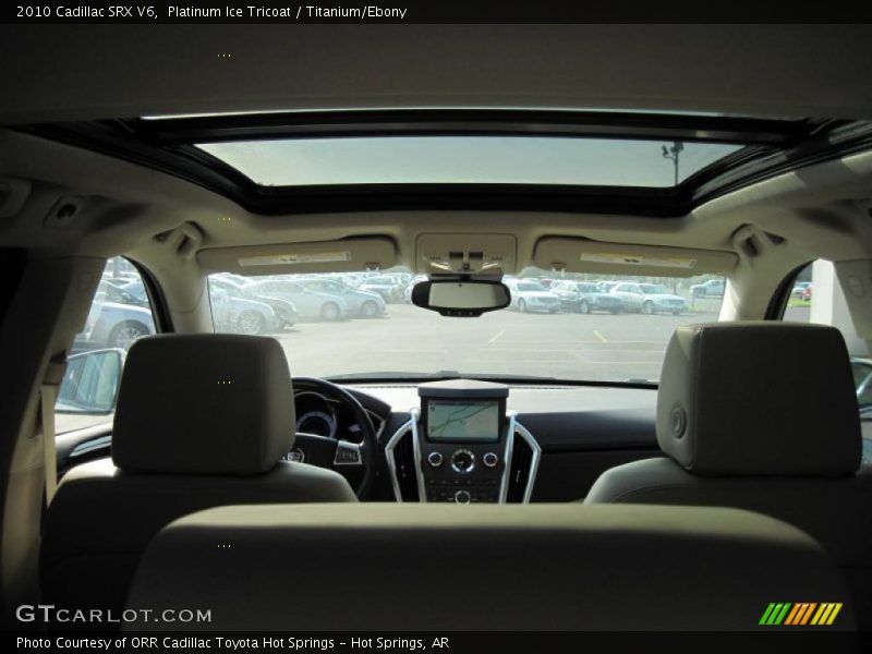 Platinum Ice Tricoat / Titanium/Ebony 2010 Cadillac SRX V6