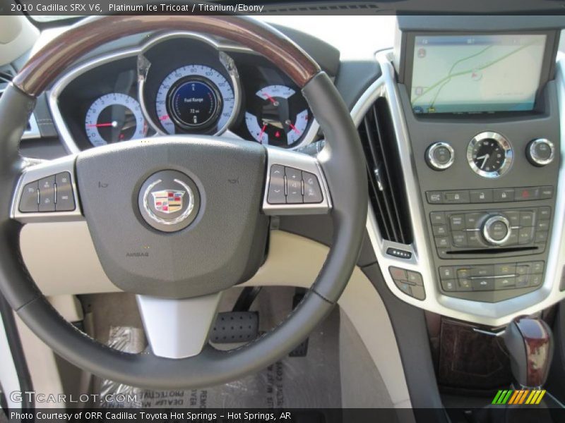 Platinum Ice Tricoat / Titanium/Ebony 2010 Cadillac SRX V6