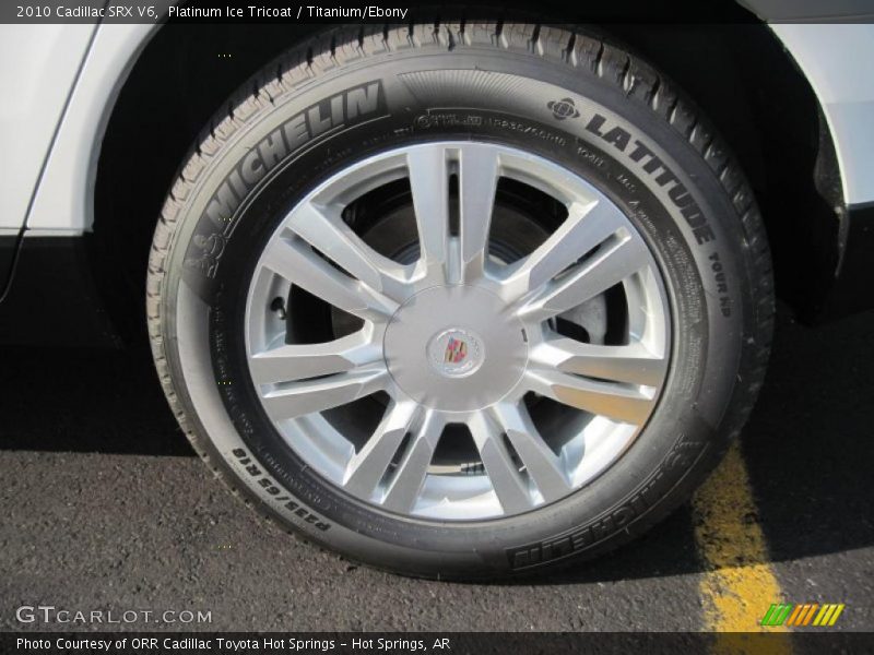 Platinum Ice Tricoat / Titanium/Ebony 2010 Cadillac SRX V6