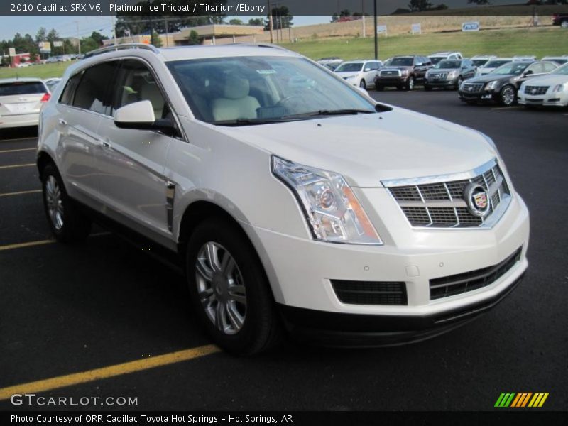 Platinum Ice Tricoat / Titanium/Ebony 2010 Cadillac SRX V6