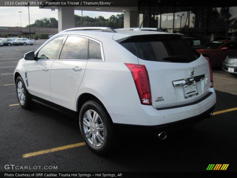 Platinum Ice Tricoat / Titanium/Ebony 2010 Cadillac SRX V6