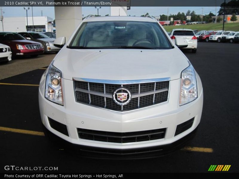 Platinum Ice Tricoat / Titanium/Ebony 2010 Cadillac SRX V6