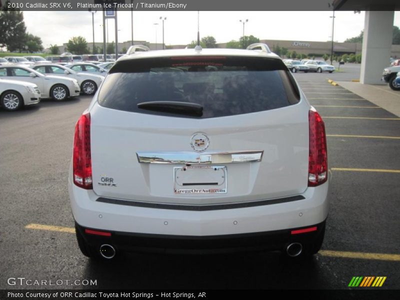 Platinum Ice Tricoat / Titanium/Ebony 2010 Cadillac SRX V6