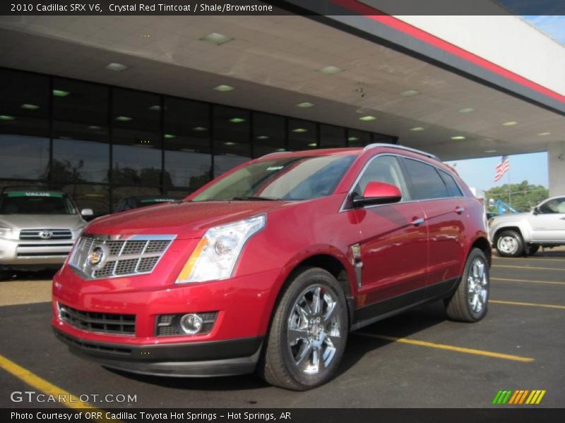 Crystal Red Tintcoat / Shale/Brownstone 2010 Cadillac SRX V6