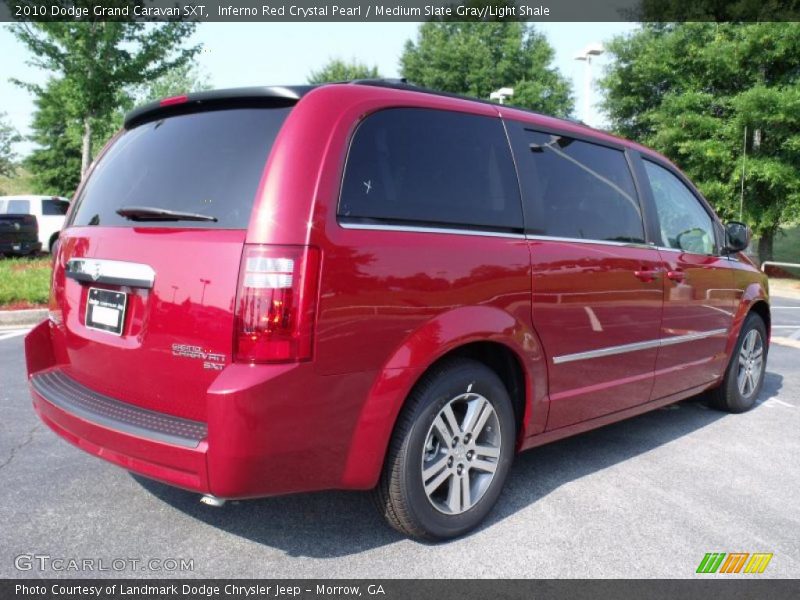 Inferno Red Crystal Pearl / Medium Slate Gray/Light Shale 2010 Dodge Grand Caravan SXT