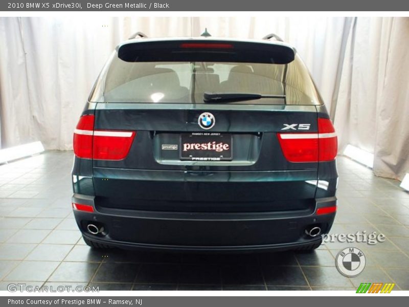 Deep Green Metallic / Black 2010 BMW X5 xDrive30i