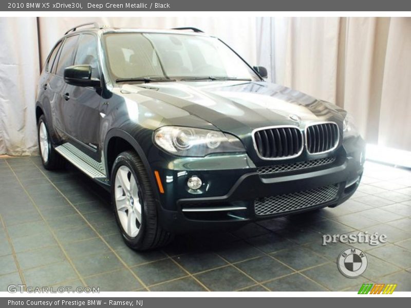 Deep Green Metallic / Black 2010 BMW X5 xDrive30i