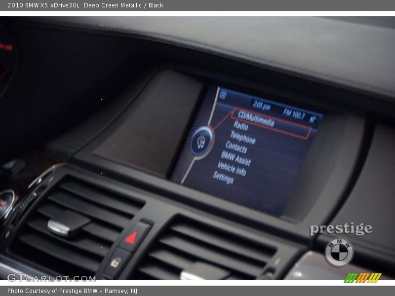 Deep Green Metallic / Black 2010 BMW X5 xDrive30i