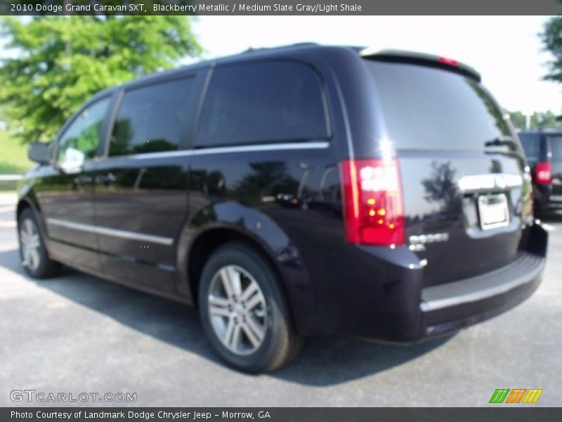 Blackberry Metallic / Medium Slate Gray/Light Shale 2010 Dodge Grand Caravan SXT