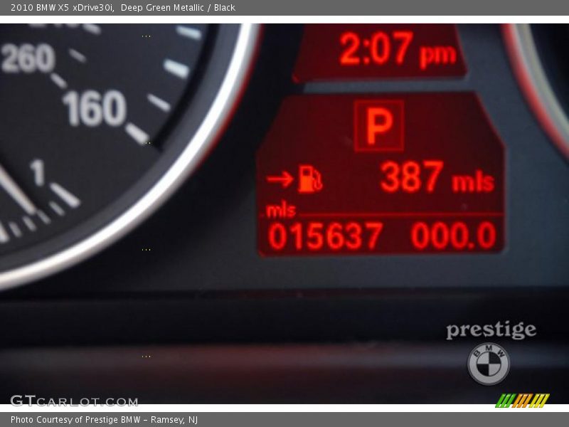 Deep Green Metallic / Black 2010 BMW X5 xDrive30i