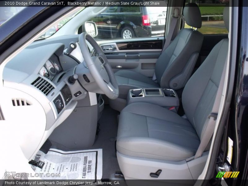 Blackberry Metallic / Medium Slate Gray/Light Shale 2010 Dodge Grand Caravan SXT
