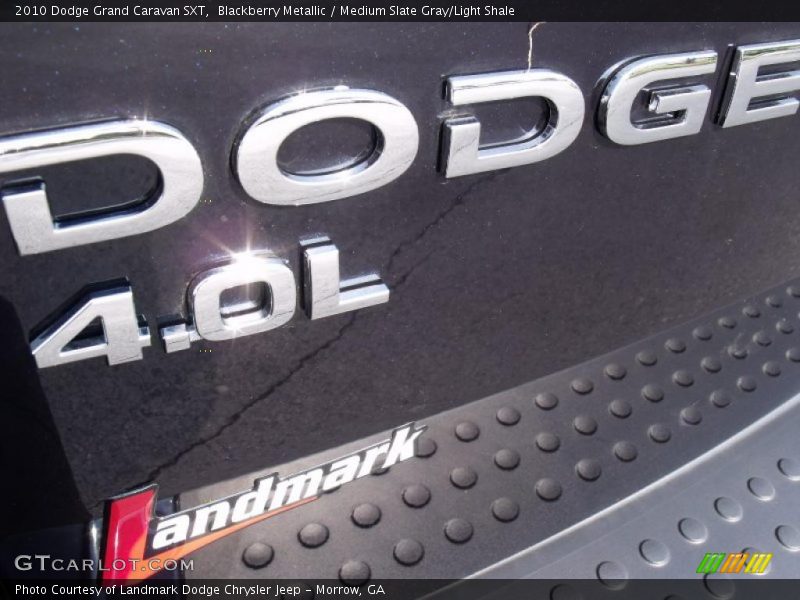Blackberry Metallic / Medium Slate Gray/Light Shale 2010 Dodge Grand Caravan SXT