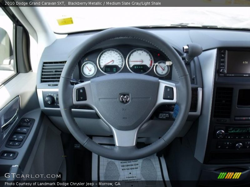 Blackberry Metallic / Medium Slate Gray/Light Shale 2010 Dodge Grand Caravan SXT