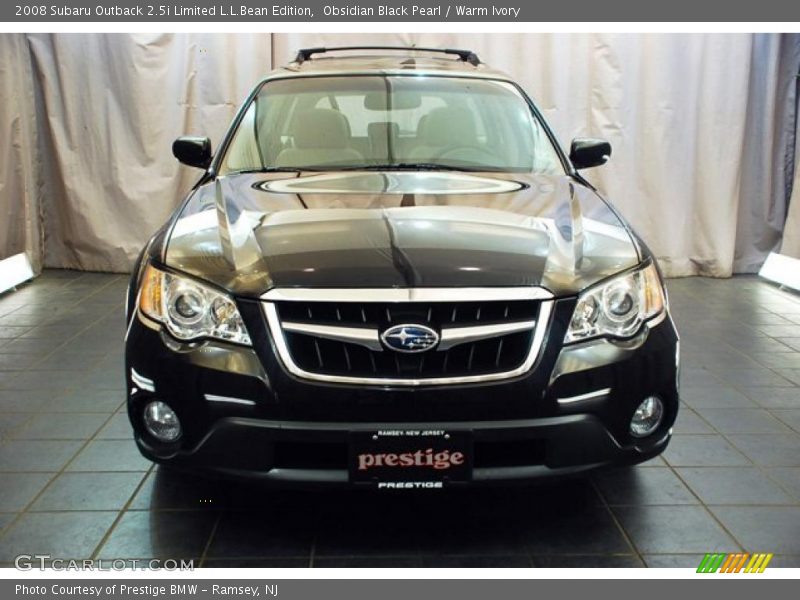 Obsidian Black Pearl / Warm Ivory 2008 Subaru Outback 2.5i Limited L.L.Bean Edition