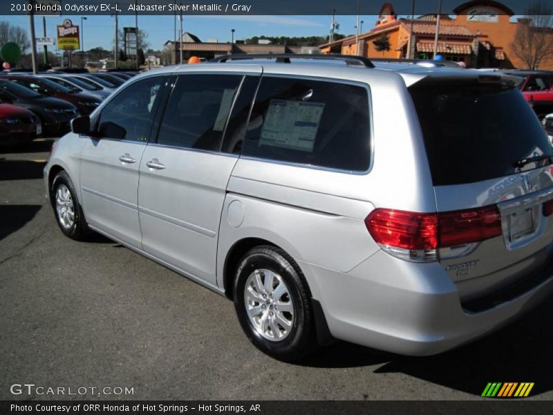 Alabaster Silver Metallic / Gray 2010 Honda Odyssey EX-L