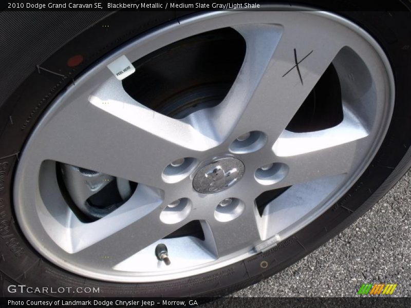 Blackberry Metallic / Medium Slate Gray/Light Shale 2010 Dodge Grand Caravan SE