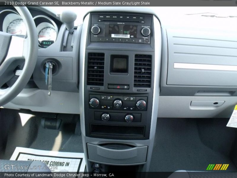 Blackberry Metallic / Medium Slate Gray/Light Shale 2010 Dodge Grand Caravan SE