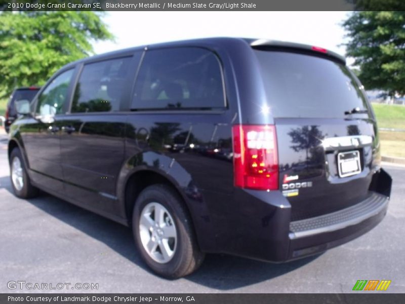 Blackberry Metallic / Medium Slate Gray/Light Shale 2010 Dodge Grand Caravan SE