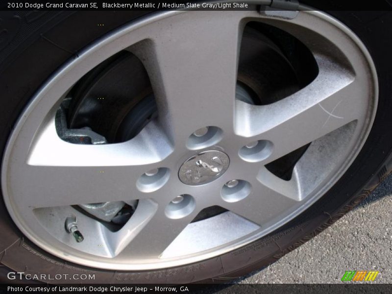 Blackberry Metallic / Medium Slate Gray/Light Shale 2010 Dodge Grand Caravan SE