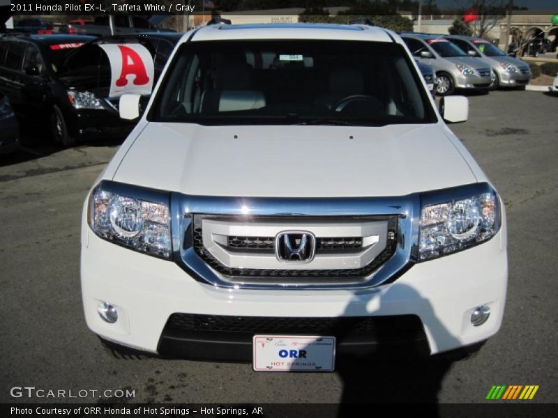 Taffeta White / Gray 2011 Honda Pilot EX-L