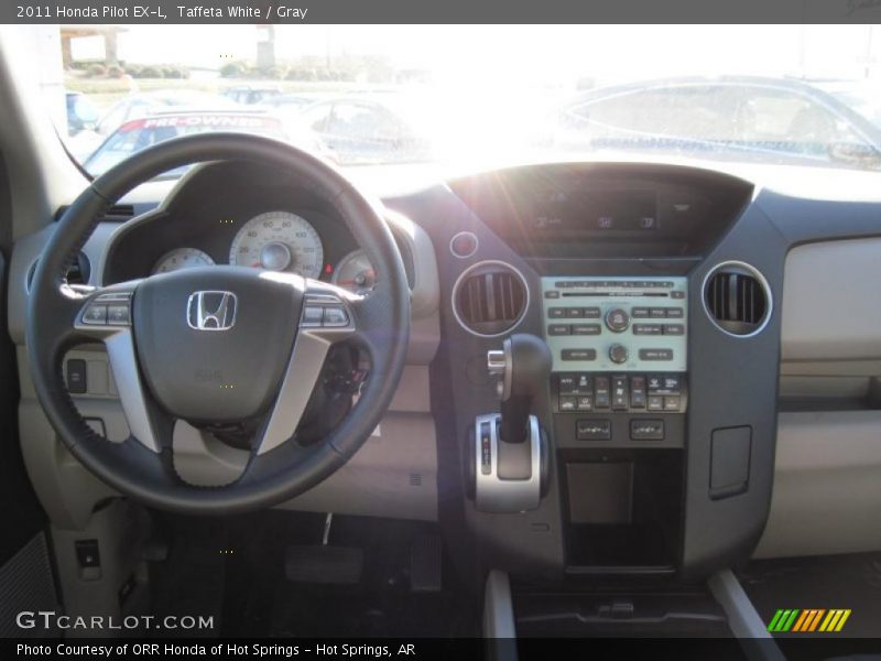 Taffeta White / Gray 2011 Honda Pilot EX-L