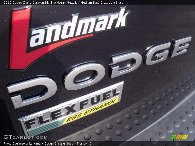 Blackberry Metallic / Medium Slate Gray/Light Shale 2010 Dodge Grand Caravan SE