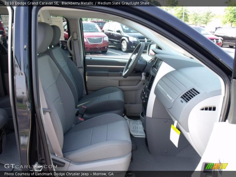 Blackberry Metallic / Medium Slate Gray/Light Shale 2010 Dodge Grand Caravan SE