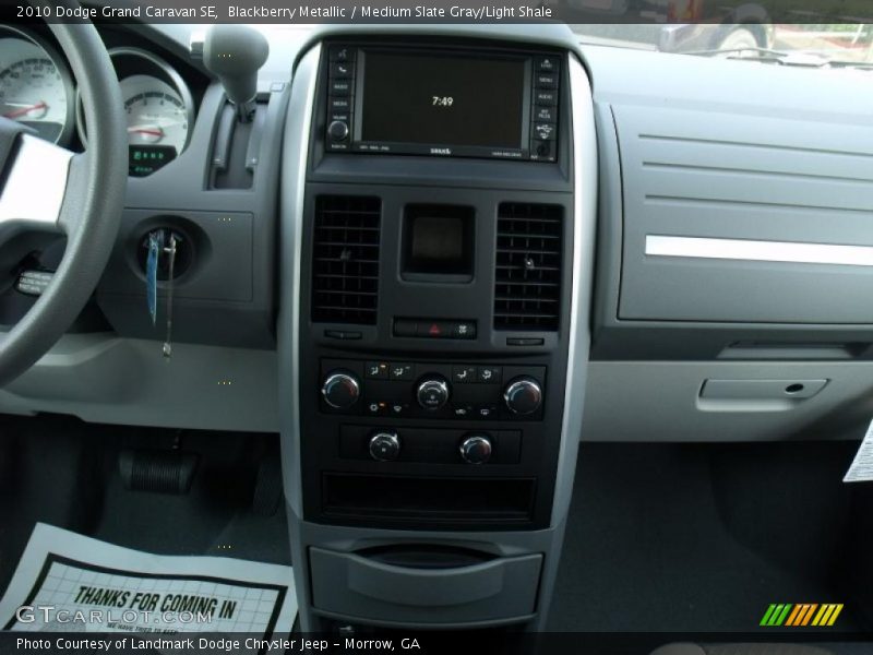 Blackberry Metallic / Medium Slate Gray/Light Shale 2010 Dodge Grand Caravan SE