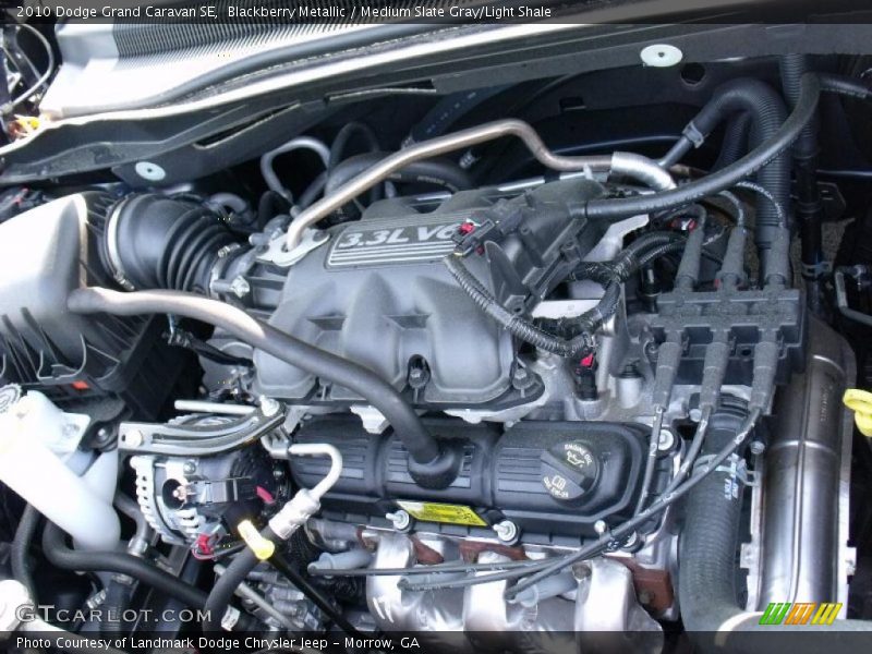 Blackberry Metallic / Medium Slate Gray/Light Shale 2010 Dodge Grand Caravan SE