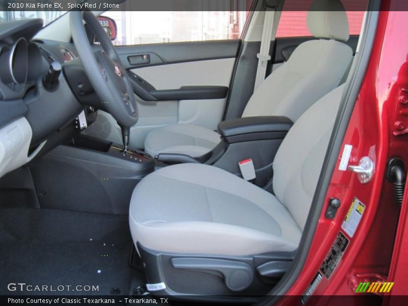 Spicy Red / Stone 2010 Kia Forte EX