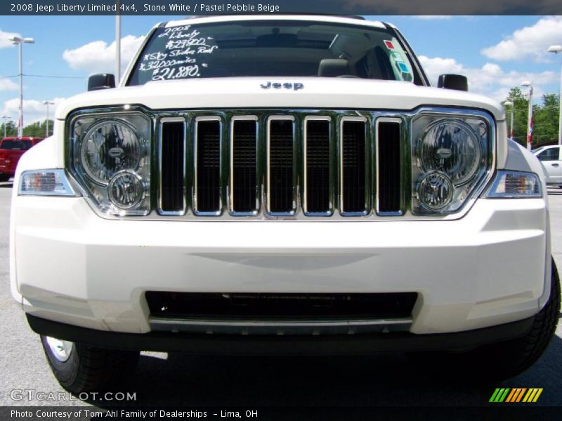 Stone White / Pastel Pebble Beige 2008 Jeep Liberty Limited 4x4