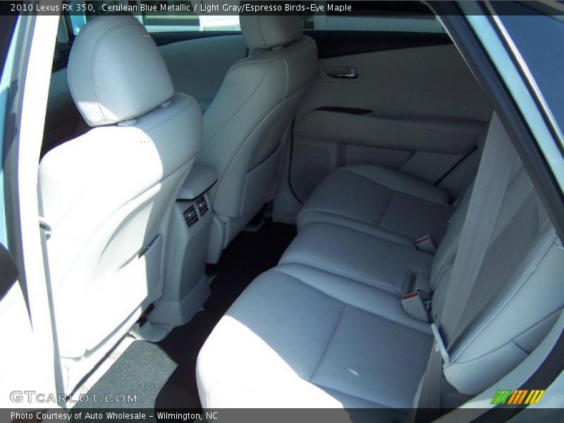 Cerulean Blue Metallic / Light Gray/Espresso Birds-Eye Maple 2010 Lexus RX 350