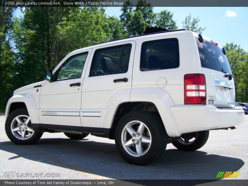 Stone White / Pastel Pebble Beige 2008 Jeep Liberty Limited 4x4