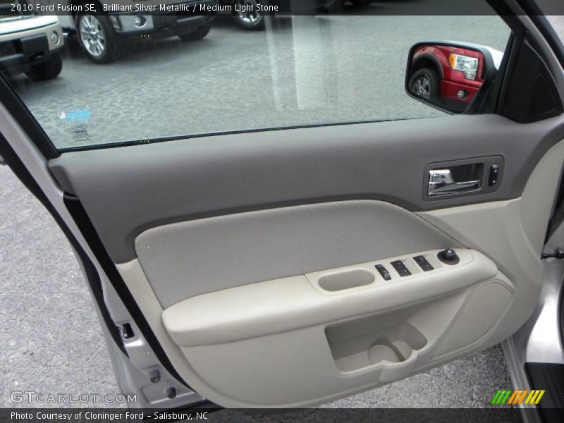 Brilliant Silver Metallic / Medium Light Stone 2010 Ford Fusion SE