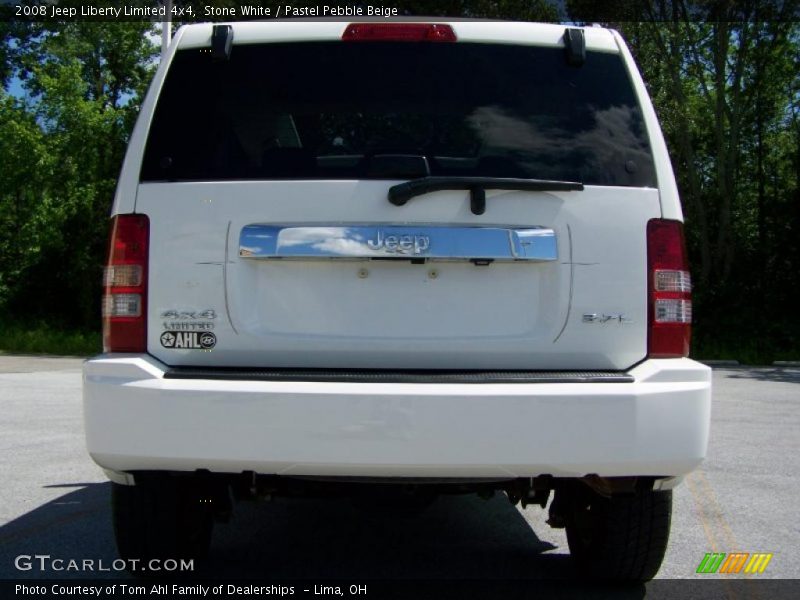 Stone White / Pastel Pebble Beige 2008 Jeep Liberty Limited 4x4