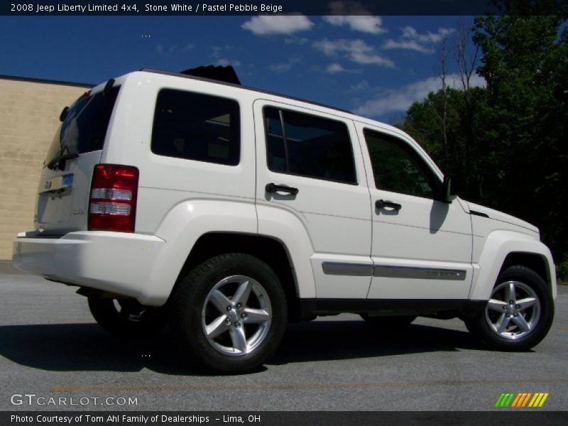 Stone White / Pastel Pebble Beige 2008 Jeep Liberty Limited 4x4