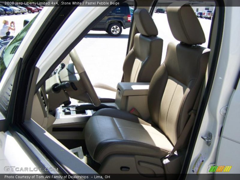 Stone White / Pastel Pebble Beige 2008 Jeep Liberty Limited 4x4