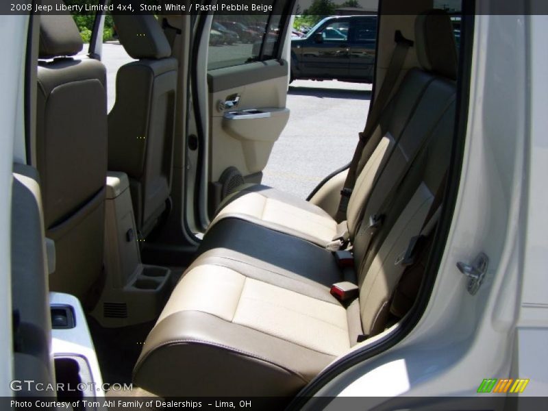 Stone White / Pastel Pebble Beige 2008 Jeep Liberty Limited 4x4