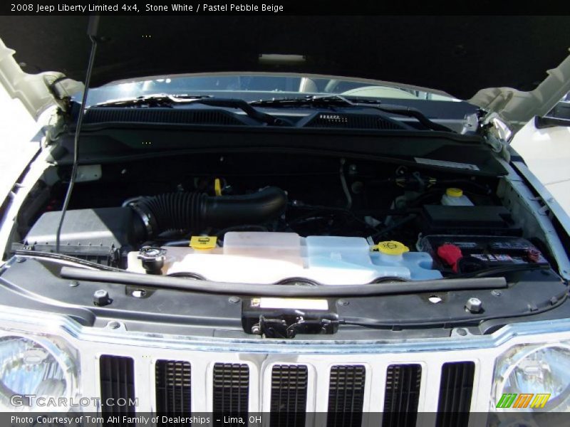 Stone White / Pastel Pebble Beige 2008 Jeep Liberty Limited 4x4