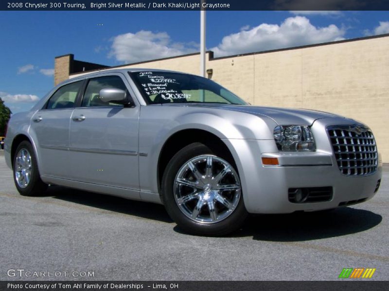 Bright Silver Metallic / Dark Khaki/Light Graystone 2008 Chrysler 300 Touring