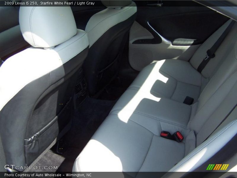 Starfire White Pearl / Light Gray 2009 Lexus IS 250