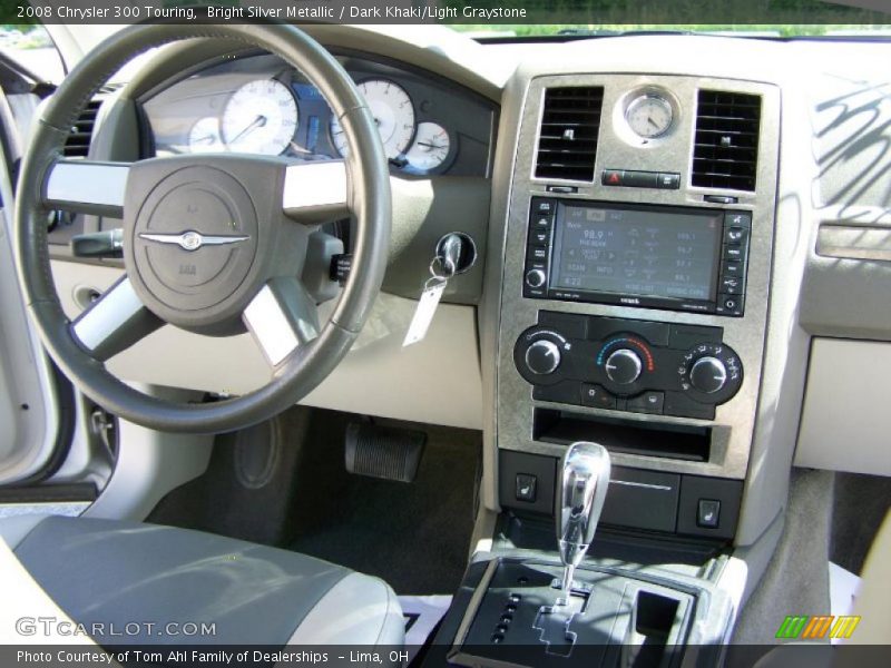 Bright Silver Metallic / Dark Khaki/Light Graystone 2008 Chrysler 300 Touring