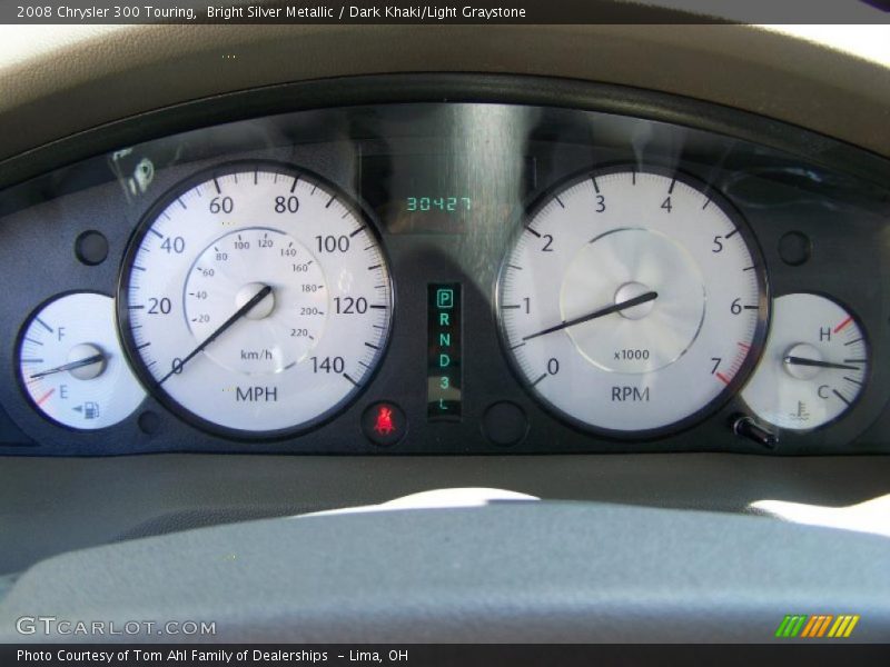 Bright Silver Metallic / Dark Khaki/Light Graystone 2008 Chrysler 300 Touring